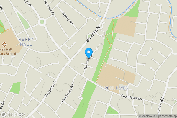 Map location for Meadow Lane, Willenhall, West Midlands, WV12 4PS