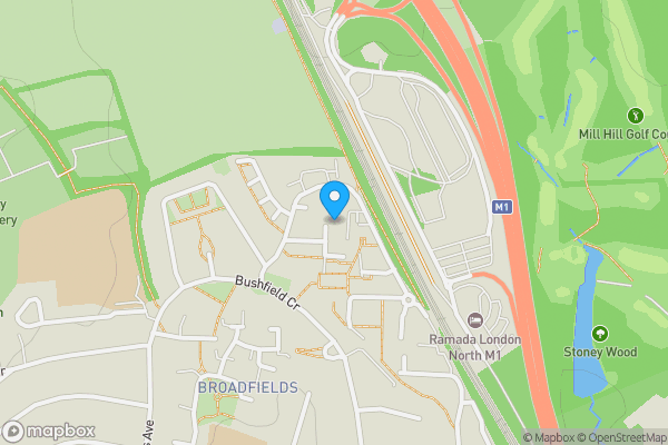 Map location for 48 Burrell Close, Edgware, Middlesex, HA8 8YZ