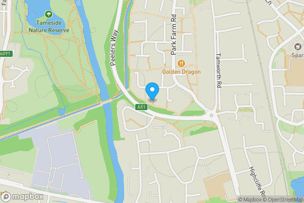 Map location for Stonepit, Tamworth, Staffordshire, B77 1DN