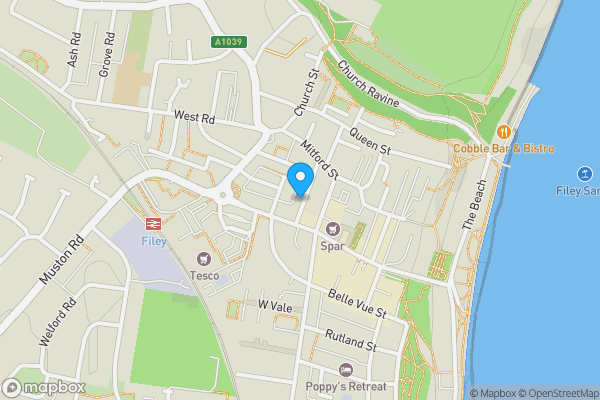 Map location for 7 Chapel Street, Filey, North Yorkshire, YO14 9EA