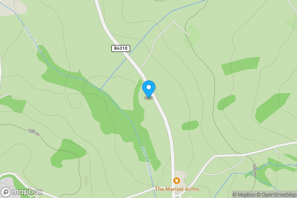 Map location for Carmarthen, Dyfed, SA32 8BP