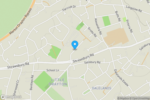 Map location for Kings Avenue Market Drayton, TF9
