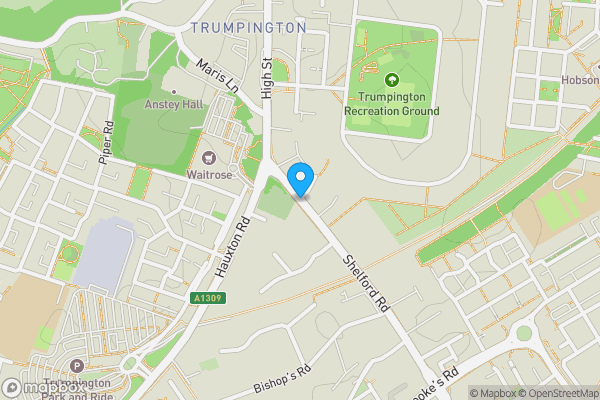 Map location for Shelford Road, CAMBRIDGE, Cambridgeshire, CB2 9LZ