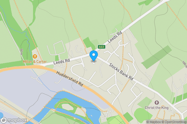 Map location for Bishops Way, Mirfield, West Yorkshire, WF14 0BJ