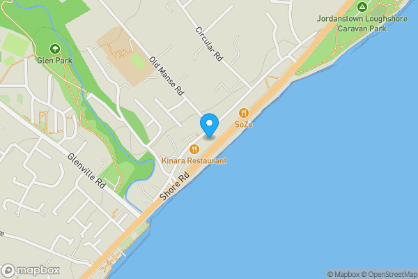 Map location for 627 Shore Road, Newtownabbey, County Antrim, BT37 0ST