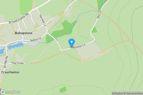 Map location for Faulstone Lane Bishopstone, Salisbury, Wiltshire, SP5