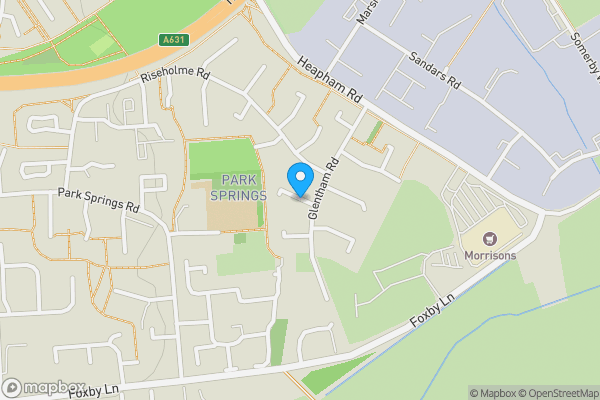 Map location for Tealby Close, Gainsborough, Lincolnshire, DN21 1SF