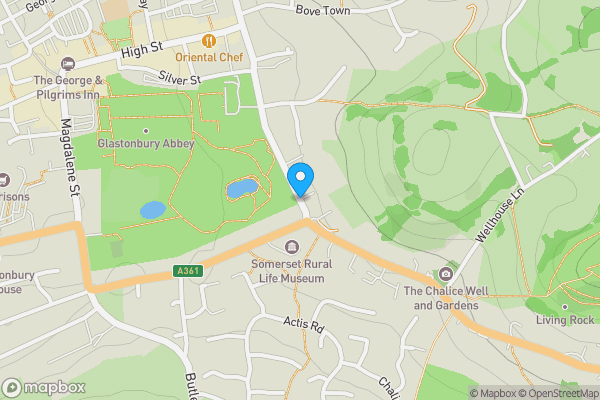 Map location for Chilkwell Street, Glastonbury, BA6