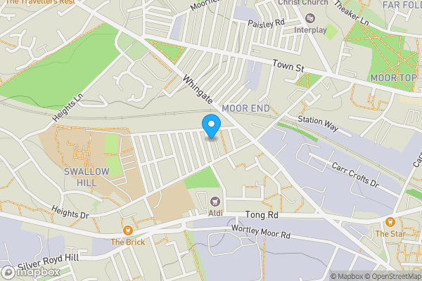 Map location for 22 Barden Place, Leeds, West Yorkshire LS12 3EQ