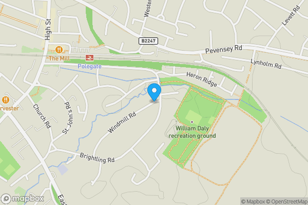 Map location for Windmill Road, POLEGATE, East Sussex, BN26 5BQ