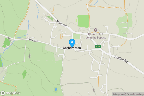 Map location for Butchers Arms, Carhampton, Minehead, Somerset, TA24 6LP