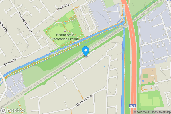 Map location for Maxwell Drive, West Byfleet, Surrey, KT14 6PZ