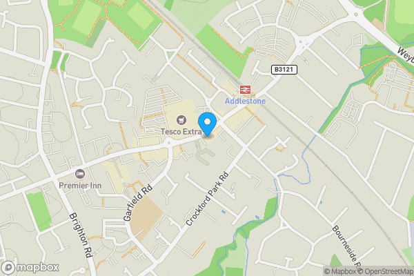 Map location for 131-137 Station Road, Addlestone, Surrey, KT15 2AT