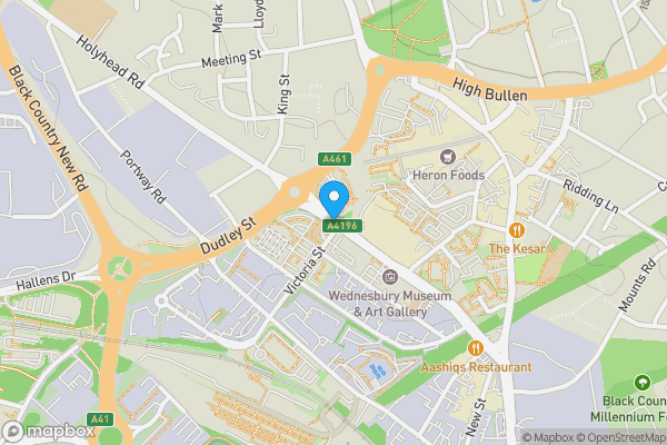 Map location for Holyhead Road, WEDNESBURY, West Midlands, WS10 7DQ