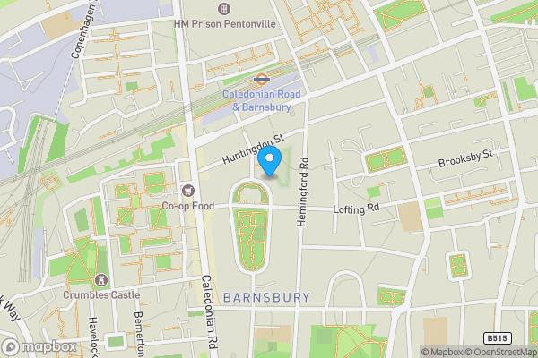 Map location for Flat C, 23 Thornhill Crescent, Islington, London, N1 1BJ
