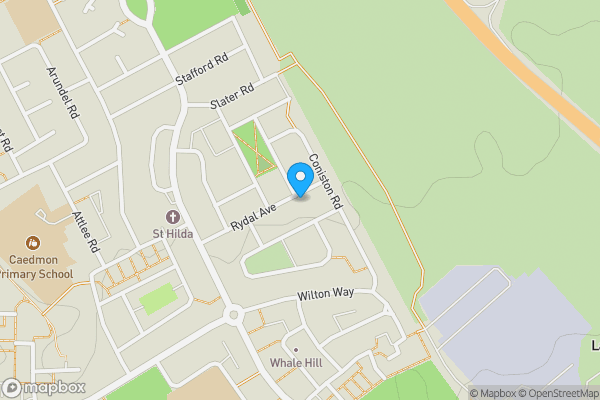 Map location for 9 Rydal Avenue, Grangetown, Middlesbrough, Cleveland, TS6 7QG