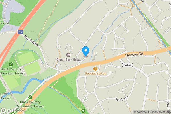 Map location for Bishop Asbury Crescent, Birmingham, West Midlands, B43 6HL