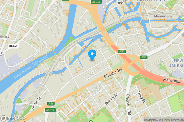 Map location for Apartment 408 9 Burton Place, Manchester, Lancashire, M15 4LR