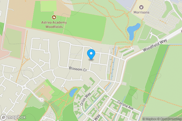 Map location for Bluebell Way, Doncaster, South Yorkshire, DN4 8FP