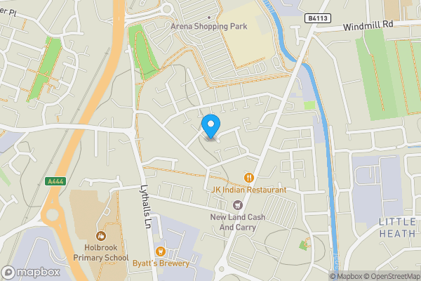 Map location for 41 Achal Close, Coventry, West Midlands, CV6 6PE
