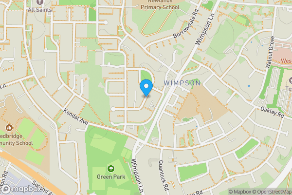 Map location for Teme Crescent, SOUTHAMPTON, Hampshire, SO16 9DH