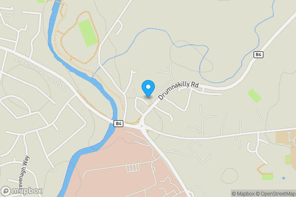 Map location for 35 Crannyfields, Omagh, County Tyrone, BT79 0PR