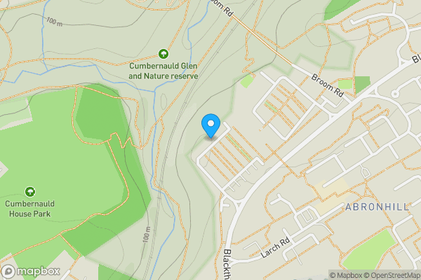 Map location for 87 Spruce Road, Cumbernauld, Glasgow, Lanarkshire, G67 3DX
