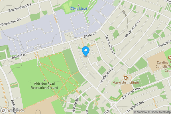 Map location for 56 Amblecote Avenue, Great Barr, Birmingham, West Midlands, B44 9AL