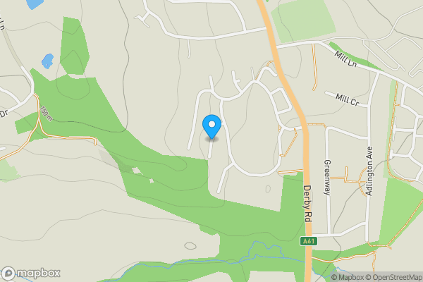 Map location for Land off Emes Place, Wingerworth, Derbyshire, S42 6HL