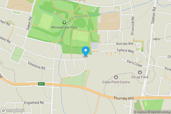 Map location for 194 Wintersdale Road, Leicester LE5 2GP