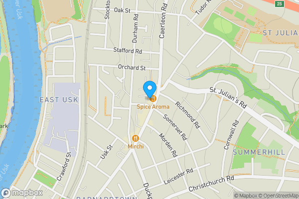 Map location for 187-189 Caerleon Road, Newport, Gwent, NP19 7HA