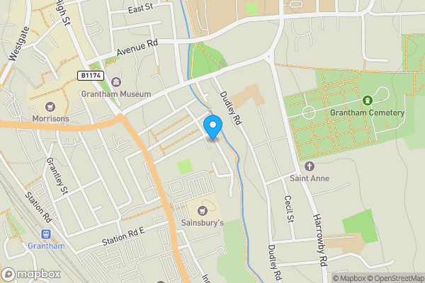 Map location for 9 Rugby Court, Grantham, Lincolnshire, NG31 6HZ