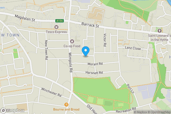 Map location for 37 King Stephen Road, Colchester, Essex, CO1 2DS