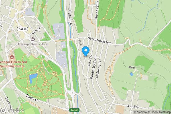 Map location for Victoria Terrace, TREDEGAR, NP22 3JU