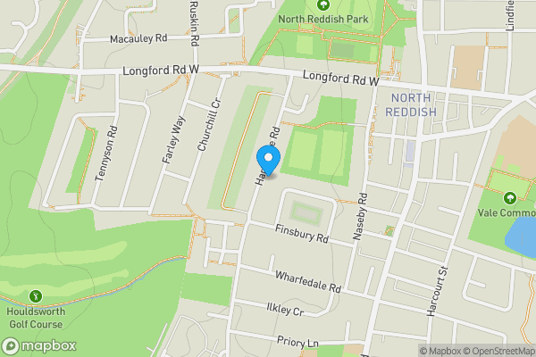 Map location for 92 Harrogate Road, Stockport, SK5 6EX