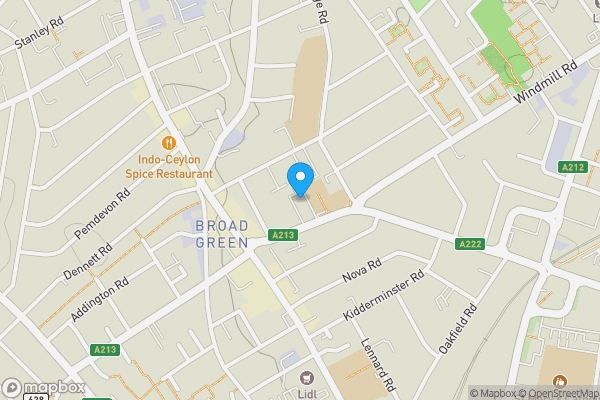 Map location for 16 St. James Court, St. James's Road, Croydon, Surrey, CR0 2SE