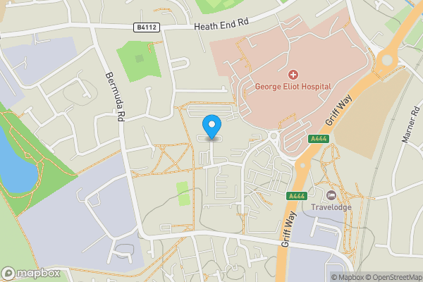 Map location for Unit 7, Goldsmith Way, Eliot Business Park, Nuneaton and Parking Spaces CV10 7RJ