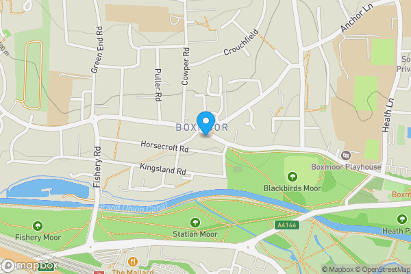 Map location for 17 St Johns Road, Hemel Hempstead, Hertfordshire HP1 1QF
