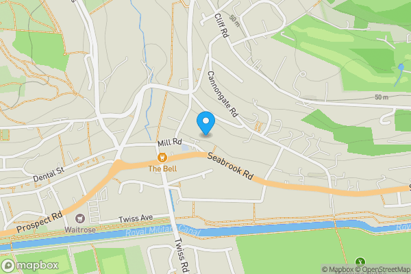 Map location for Albion Place, Hythe, Kent, CT21 5LU