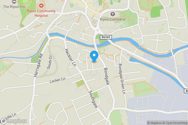 Map location for Cavendish Terrace, RIPON, North Yorkshire, HG4 1PP