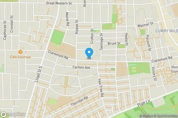 Map location for Claremont Road, MANCHESTER, M14 7NB