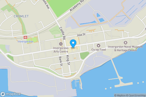 Map location for 84 High Street, Invergordon, IV18 0DL