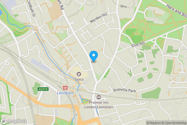 Map location for 153 Lewisham Road, London, SE13 7PZ