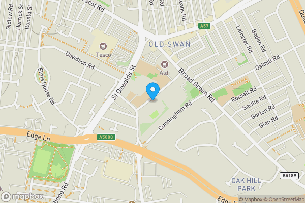 Map location for 20 Montague Road, Old Swan, Liverpool, L13 5TE
