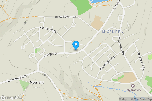 Map location for 68 Clough Lane, Halifax, West Yorkshire, HX2 8SW