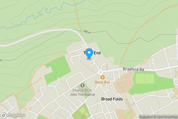 Map location for Ramsden Place, Bradford, West Yorkshire, BD14 6BG