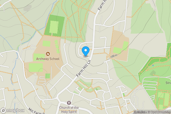 Map location for Plot 56 Gladwish Farm, Farmhill Crescent, Stroud, Gloucestershire, GL5 4BZ