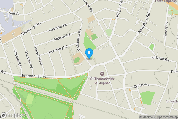 Map location for 101a Radbourne Road, Balham, LONDON, SW12 0EE