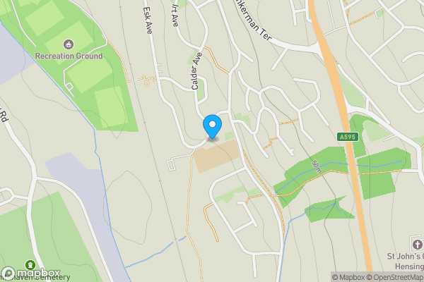 Map location for 142 Esk Avenue, Whitehaven, CA28 8AJ