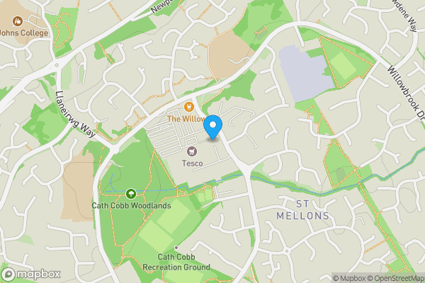 Map location for 4 Crickhowell Walk, St. Mellons, Cardiff, CF30EH
